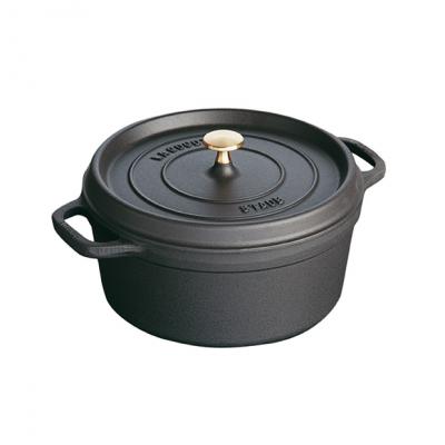 Round Cocotte Black - 240mm