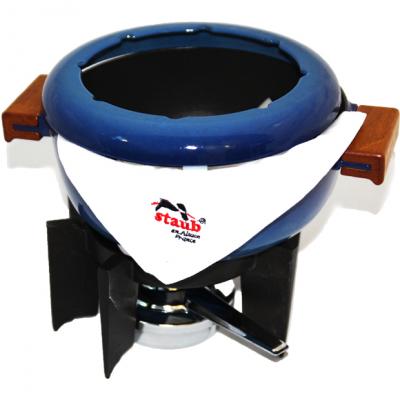 Fondue Set - Blue