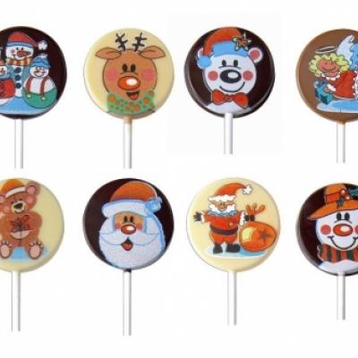 Chocolate lollipops