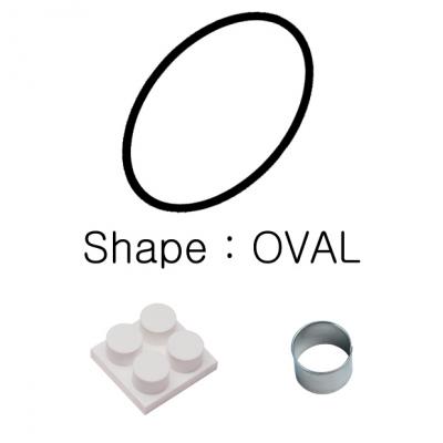 Demoulder & Cutter Set for Mini Uni-Portion Tray Oval 