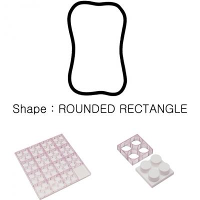 Mini Uni-Portion Tray - Rounded Rectangle 
