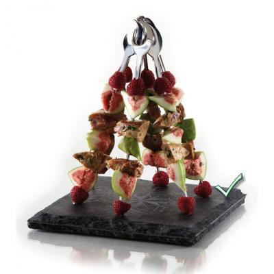 Skewer Slate Plate - 200x200x15mm