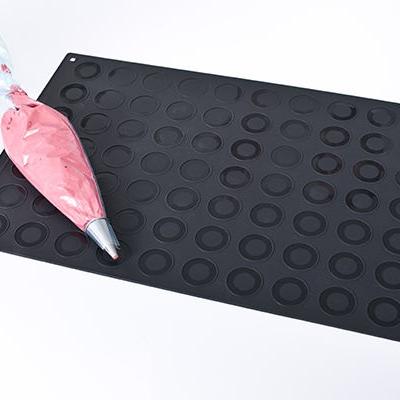 MAC02 Silikomart Macaroon Silicone Baking Sheet, 40mm Cavities