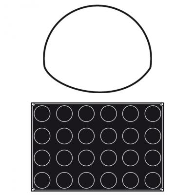 Half-Spheres - 70x40mm 