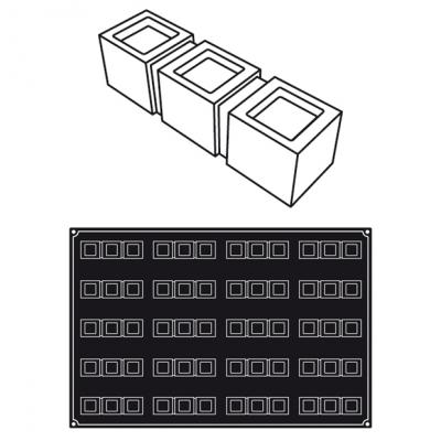 Trittico - 120x32x32mm 