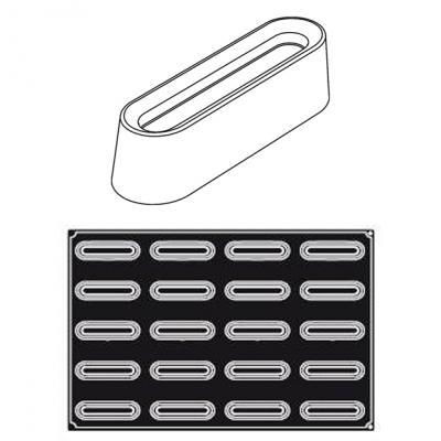 Round - 123x35x32mm 